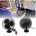 Ventilador Automotivo Com Ventosa Na Base 12v Carro Van Camin