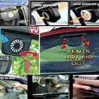 Ventilador Automotivo Energia Solar Janela Veiculo Carro Auto