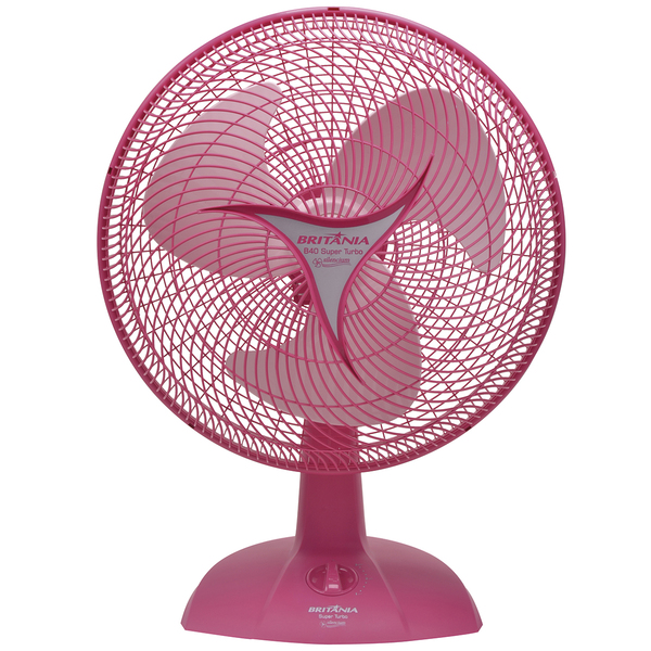 Ventilador Britânia B40 Rosa 80w 127v