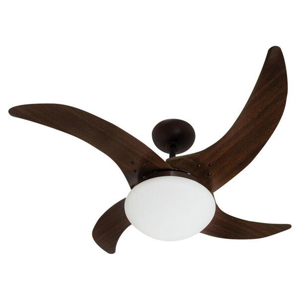 Ventilador Carvalho 4 Pás 220v Marrom Café
