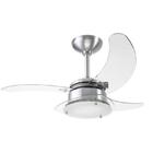 Ventilador Chanceler Alumínio 220v 3 Pás Trasparentes