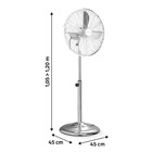 Ventilador Coluna 40cm 127V (110V) 3 Velocidades Prata COOMA 4 Equation