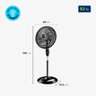 Ventilador Coluna 40cm Super Turbo Tech Mondial Preto E Prata