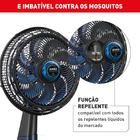 Ventilador Coluna Arno 49cm 127V Preto e Azul Escuro X-treme 9