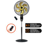 Ventilador de Coluna Mallory 40cm Chronos 127V (110V) Preto e Dourado