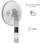 Ventilador Coluna Spirit 1,40cm 127V (110V) Branco 360º