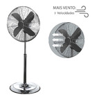 Ventilador Coluna Spirit 52cm 220V Cinza Retrô
