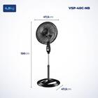 Ventilador Coluna Super Power Vsp-40c-b 40cm 6 Pás Mondial Pr