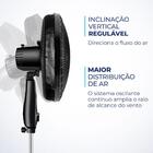 Ventilador Coluna Super Power Vsp-40c-b 40cm 6 Pás Mondial Pr