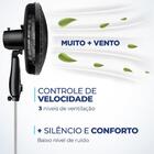 Ventilador Coluna Super Power Vsp-40c-b 40cm 6 Pás Mondial Pr
