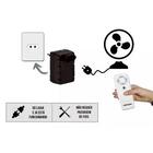 Ventilador De Coluna 60cm Tufão Loren Sid Preto Bivolt