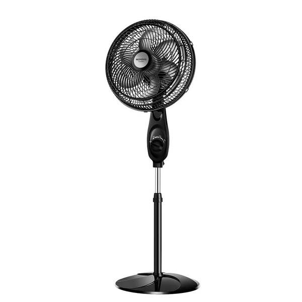 Ventilador De Coluna 110v 40 Cm 6 Pás Preto Turbo Mondial Vt-