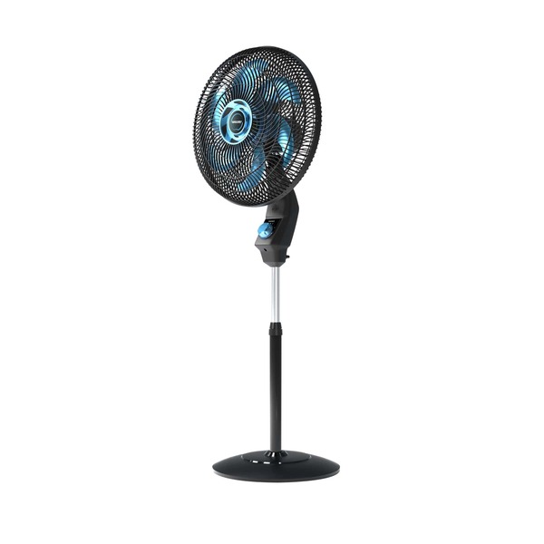 Ventilador de Coluna 40cm 127V (110V) Preto e Azul Ozonic Mallory