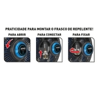 Ventilador de Coluna 40cm 127V (110V) Preto e Azul Xtreme Force Breeze Repelente VB5C Arno