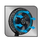Ventilador de Coluna 50cm 220V Preto e Azul Super Silencioso Xtreme Force Breeze VB52 Arno