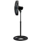 Ventilador De Coluna 50cm Turbo 6 Pás Oscilante Premium Azul
