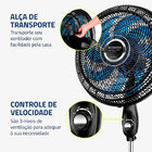 Ventilador De Coluna  Super Turbo 8 Pás Mondial - Vtx-40c-cry
