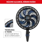 Ventilador de Coluna Arno 40cm 127V (110V) Preto e Azul X-Treme VE7C