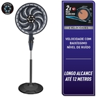 Ventilador de Coluna Arno 40cm 220V Chumbo e Azul VE98