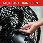 Ventilador de Coluna Arno 40cm F6 127V (110V) Preto VE2C