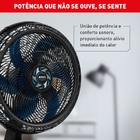 Ventilador de Coluna Arno 50cm 220V Preto e Azul VB52