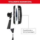 Ventilador de Coluna Arno 50cm 220V Preto e Azul VB52