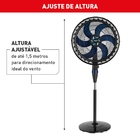 Ventilador de Coluna Arno 50cm 220V Preto e Azul VB52