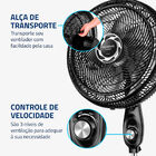 Ventilador De Coluna Mondial 40cm Turbo Preto Nvt-40c-8p-b –
