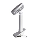 Ventilador de Mesa 10cm 3 Velocidades Branco Crab Equation