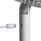 Ventilador de Mesa 10cm 3 Velocidades Branco Crab Equation