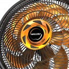 Ventilador de Mesa 40cm 127V Preto e Dourado EGEO Mallory