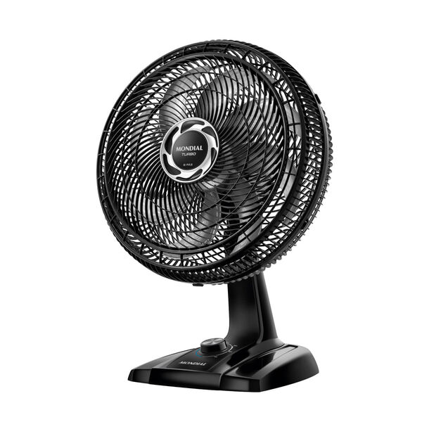 Ventilador De Mesa 40cm Turbo Mondial Preto/prata 140w Nvt-40