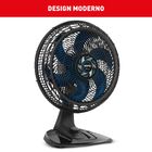 Ventilador de Mesa Arno 40cm 127V (110V) Preto e Azul VB40