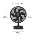 Ventilador De Mesa Electrolux 40cm 6 Pás Efficient Duoforce A