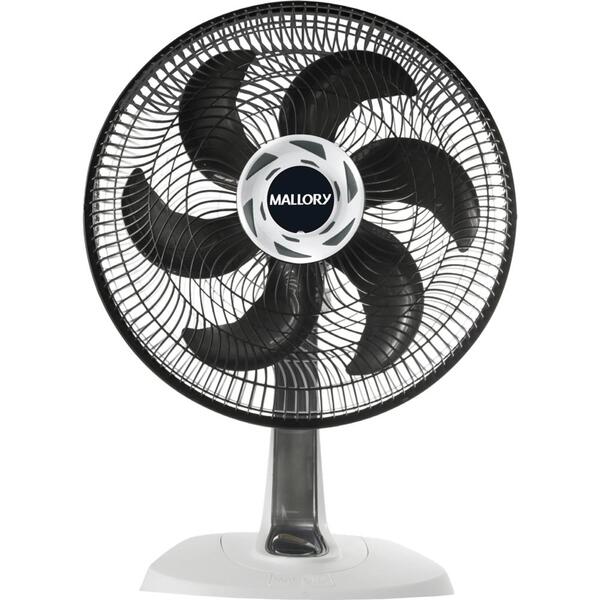 Ventilador De Mesa Mallory, 6 Pás, Inclinação Vertical, Alça