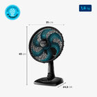 Ventilador De Mesa Mondial 06 Pás Vent 30cm 127v/60hz