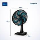 Ventilador De Mesa Mondial 06 Pás Vent 30cm 127v/60hz