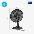 Ventilador De Mesa Mondial 30cm Super Power Ii Preto Nvsp-30-