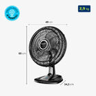 Ventilador De Mesa Mondial Turbo 8 Pás Control 140w 40cm Pret