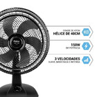 Ventilador De Mesa Philco, 3 Velocidades, 150 W Turbo - Pvt41a