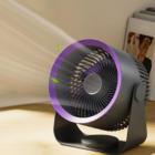 Ventilador De Mesa Super Silencioso Sem Fio Portátil 3 Veloci