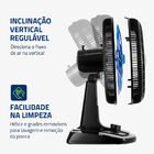 Ventilador De Mesa Super Turbo 8 Pás Mondial Vtx-40-crystal 2