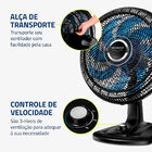 Ventilador De Mesa Super Turbo 8 Pás Mondial Vtx-40-crystal 2