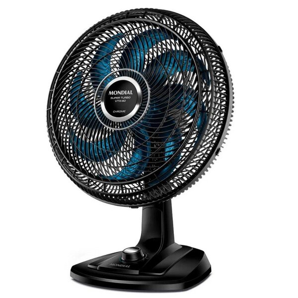 Ventilador De Mesa Super Turbo Vtx-40-chrome 40cm Mondial