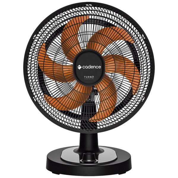 Ventilador De Mesa Turbo Conforto 42cm Pas Laranja Vtr478 127v