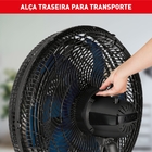 Ventilador de Parede 50cm 127V (110V) Preto e Azul VB51 Xtreme Force Breeze Arno