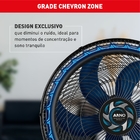 Ventilador de Parede 50cm 127V (110V) Preto e Azul VB51 Xtreme Force Breeze Arno