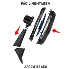 Ventilador de Parede 50cm 220V Preto e Azul VB51 Xtreme Force Breeze Arno