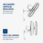 Ventilador De Parede 50cm 5 Pás Mondial Preto Nvp-pro-50 - 22