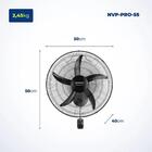 Ventilador De Parede 50cm 5 Pás Mondial Preto Nvp-pro-50 - 22